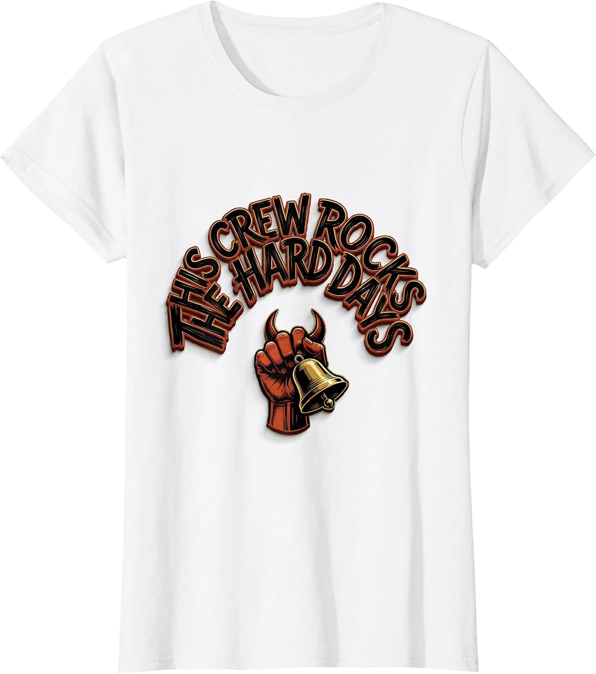 This Crew Rocks The Hard Days Funny Sped Squad Teacher Rock T-Shirt - White