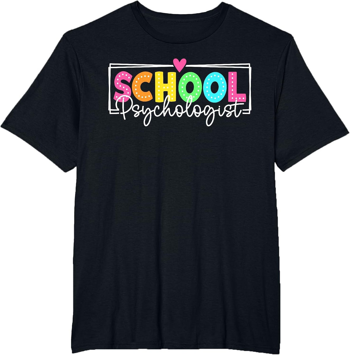 School Psychologist Back to School Teachers Students T-Shirt - Black