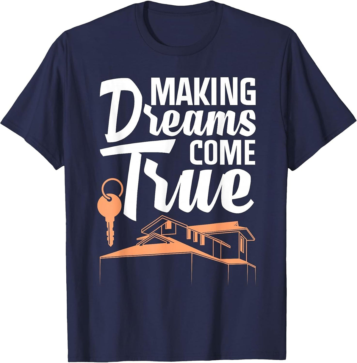 Cool Realtor for Men Women Real Estate Agent Client Realtors T-Shirt - Navy Blue