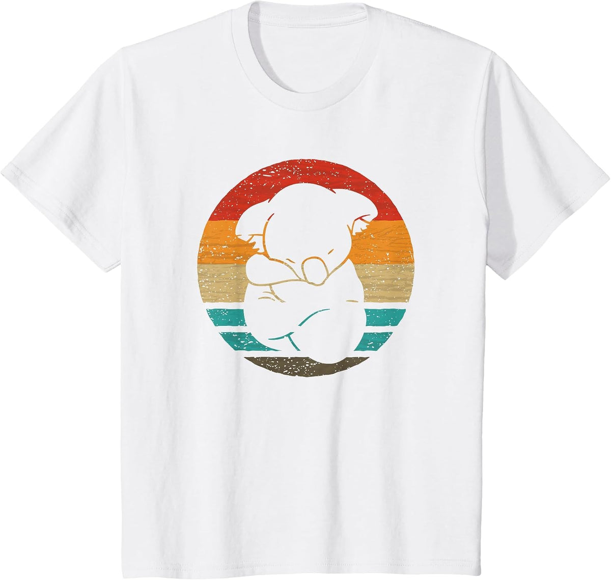 Koala Retro Style Vintage T-Shirt - White