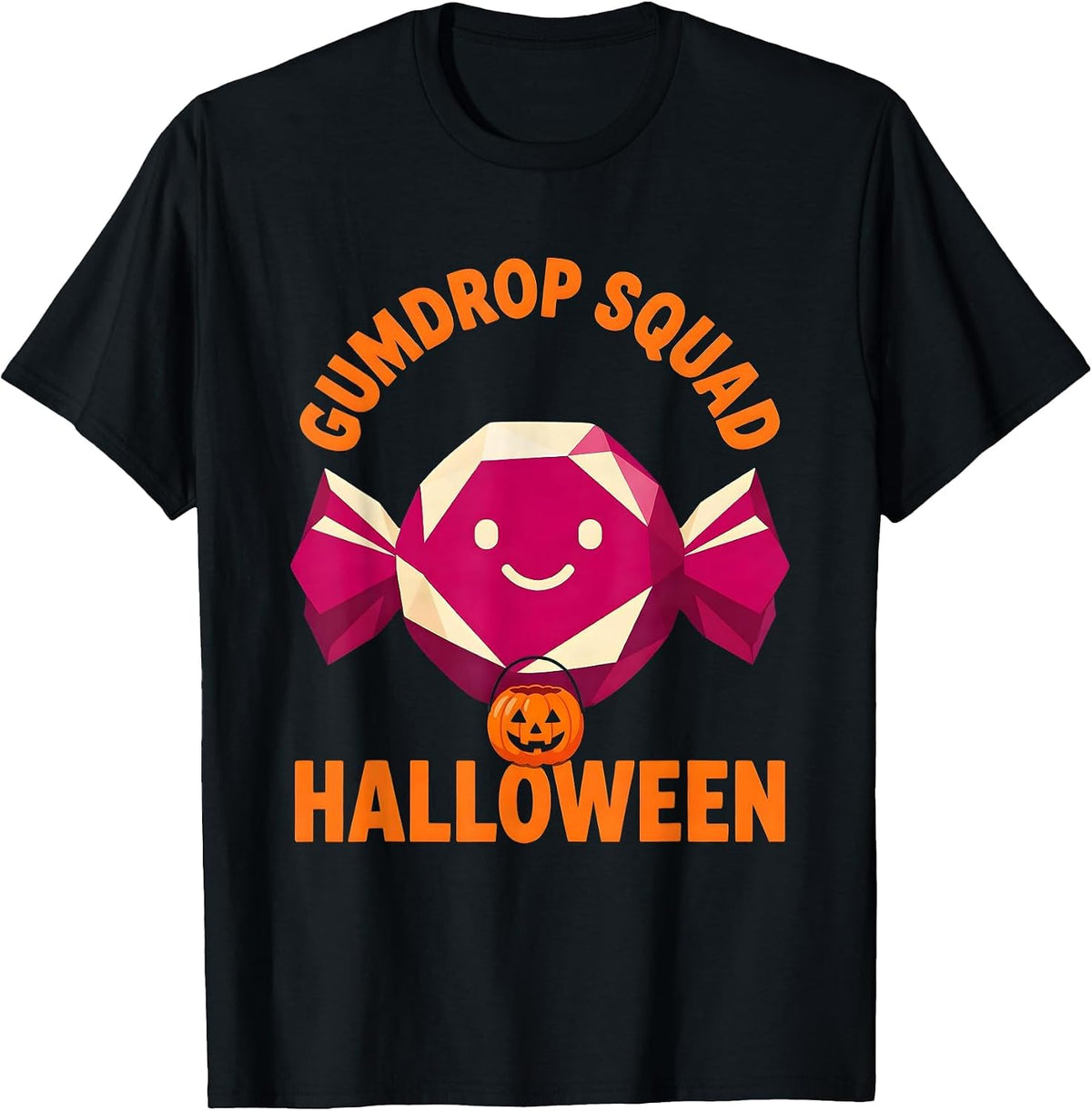 Men's Gumdrop Squad Halloween Costume Candy-Themed Group Humor T-Shirt - Black