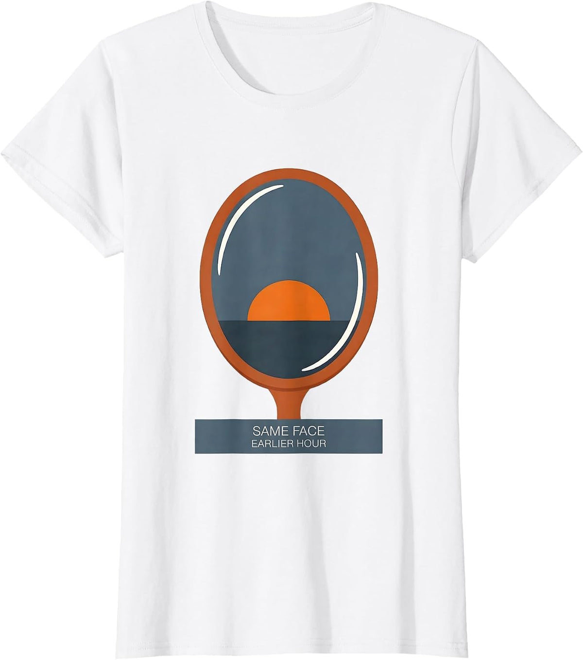 Women's Same Face, Earlier Hour Funny Special Education Teacher T-Shirt - White