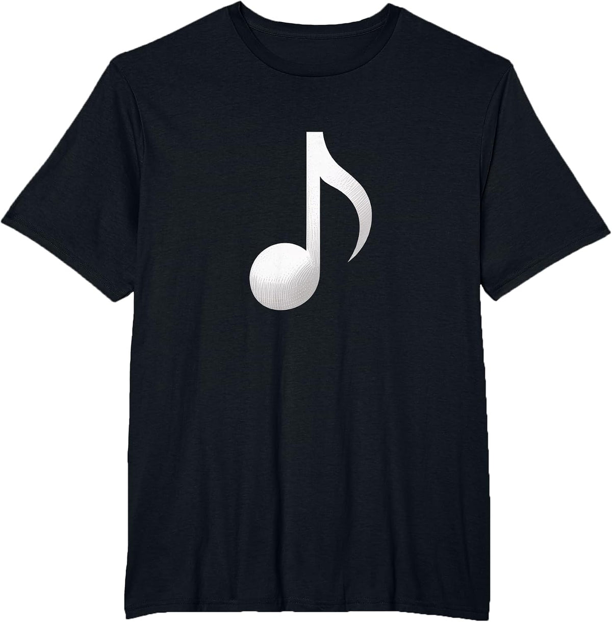Funny Music Note Musical Clef for Funny Musicians T-Shirt - Black