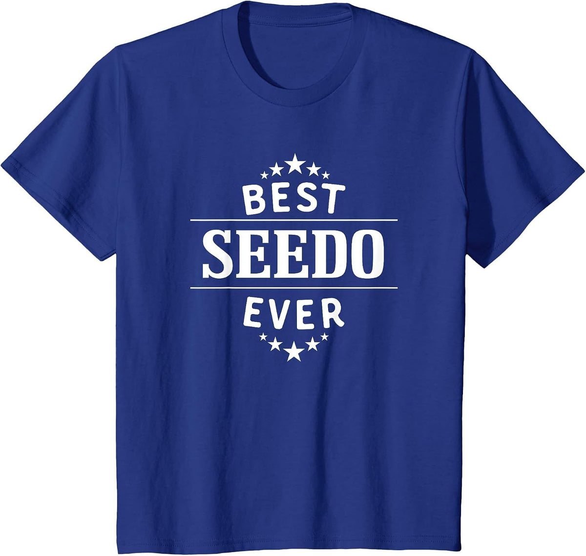 Best Seedo Ever Shirt for Arabic and Palestinian Grandpa T-Shirt - Royal Blue