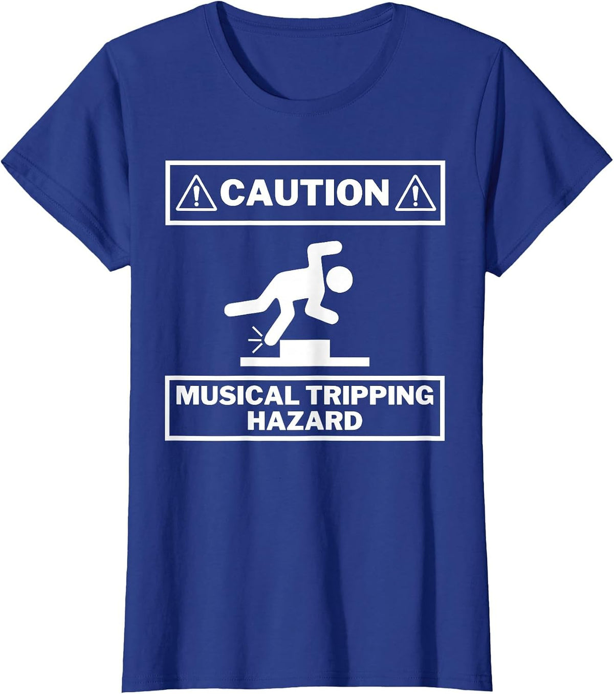 Musical Tripping Hazard T-Shirt - Royal Blue
