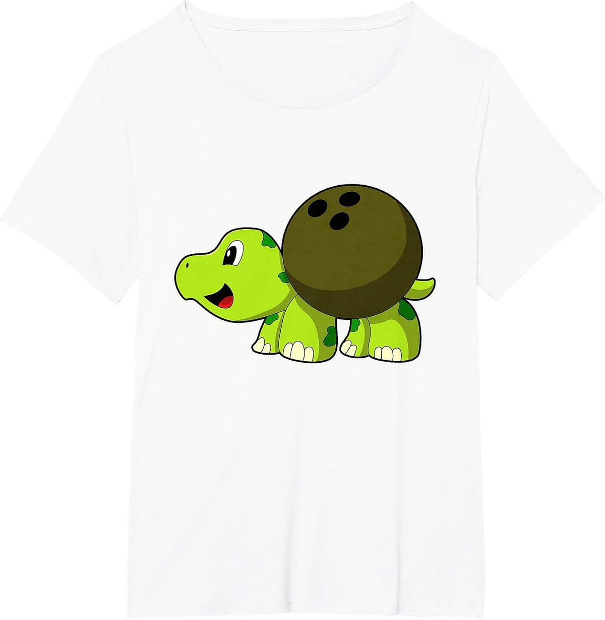 Turtle Bowling Bowling Ball Sports T-Shirt - White