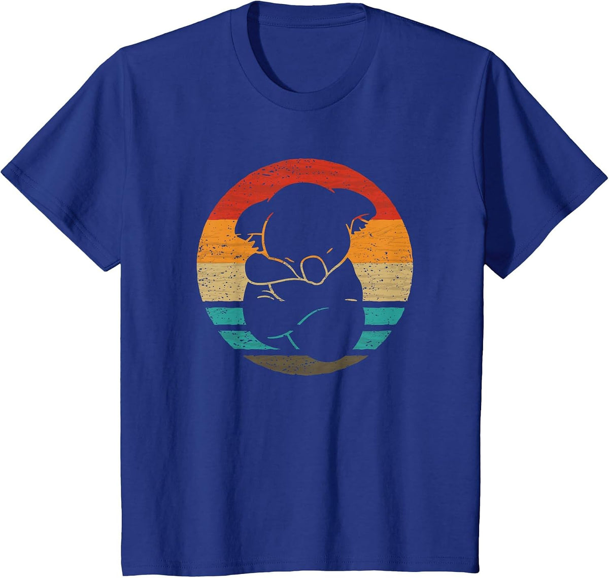 Koala Retro Style Vintage T-Shirt - Royal Blue