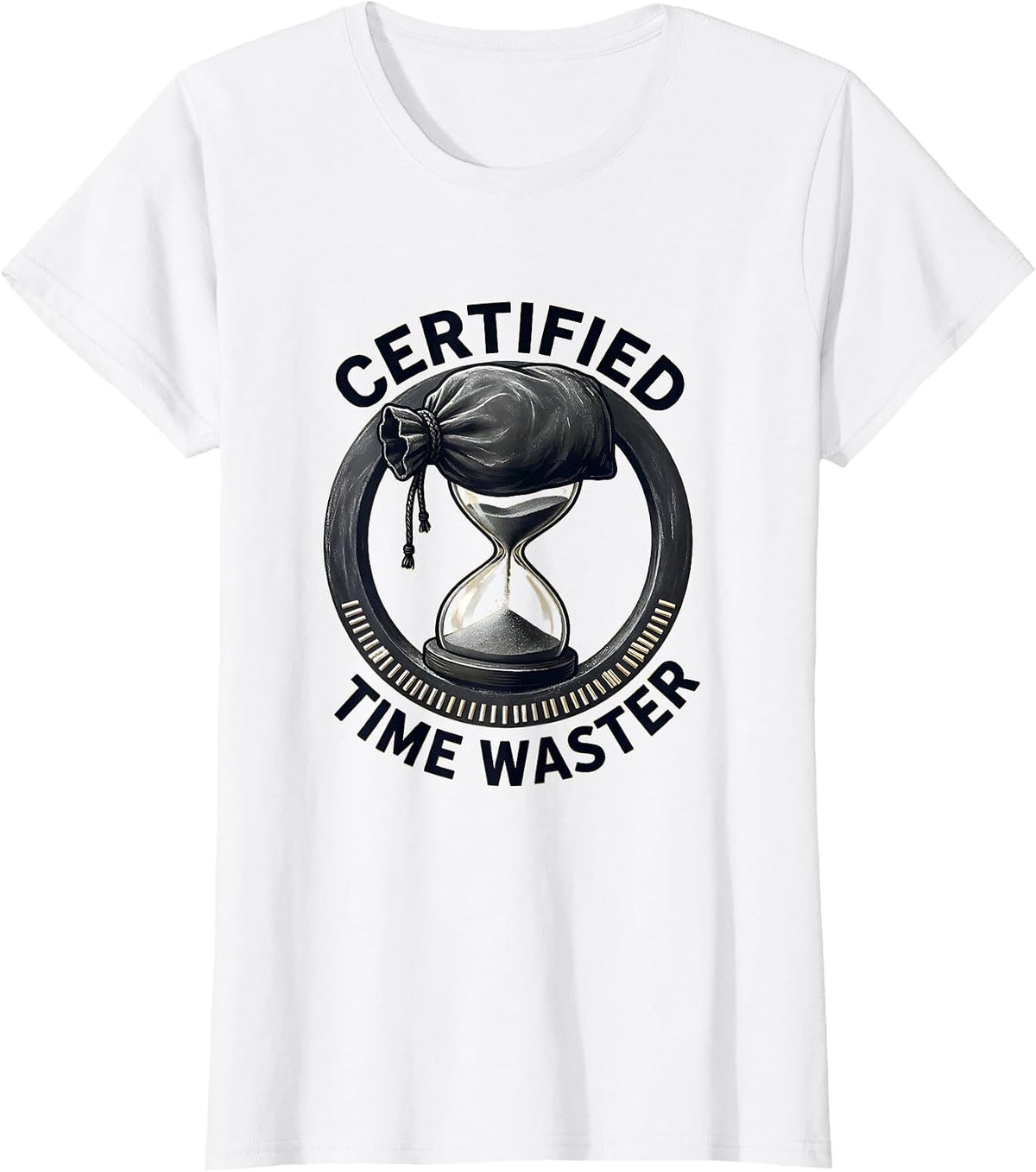 Women's Certified Time Waster Funny Rock Climber Bouldering Gift T-Shirt - White