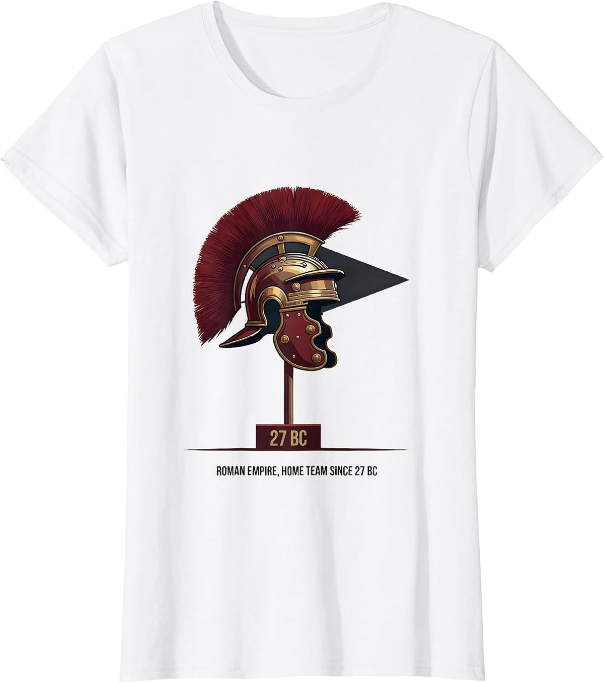 Roman Empire Home Team Since 27 BC History Teacher Classroom T-Shirt - White