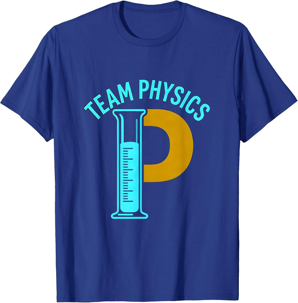 Men's Team Physics STEAM Teacher Science Tech STEM Pride T-Shirt - Royal Blue