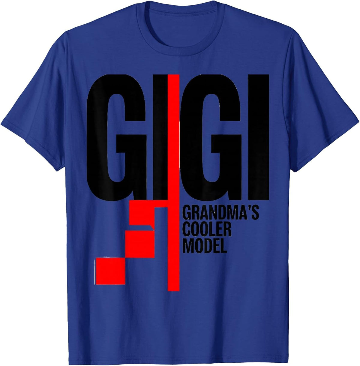 Men's Gigi Grandma's Cooler Model Funny Grandma Gift T-Shirt - Royal Blue