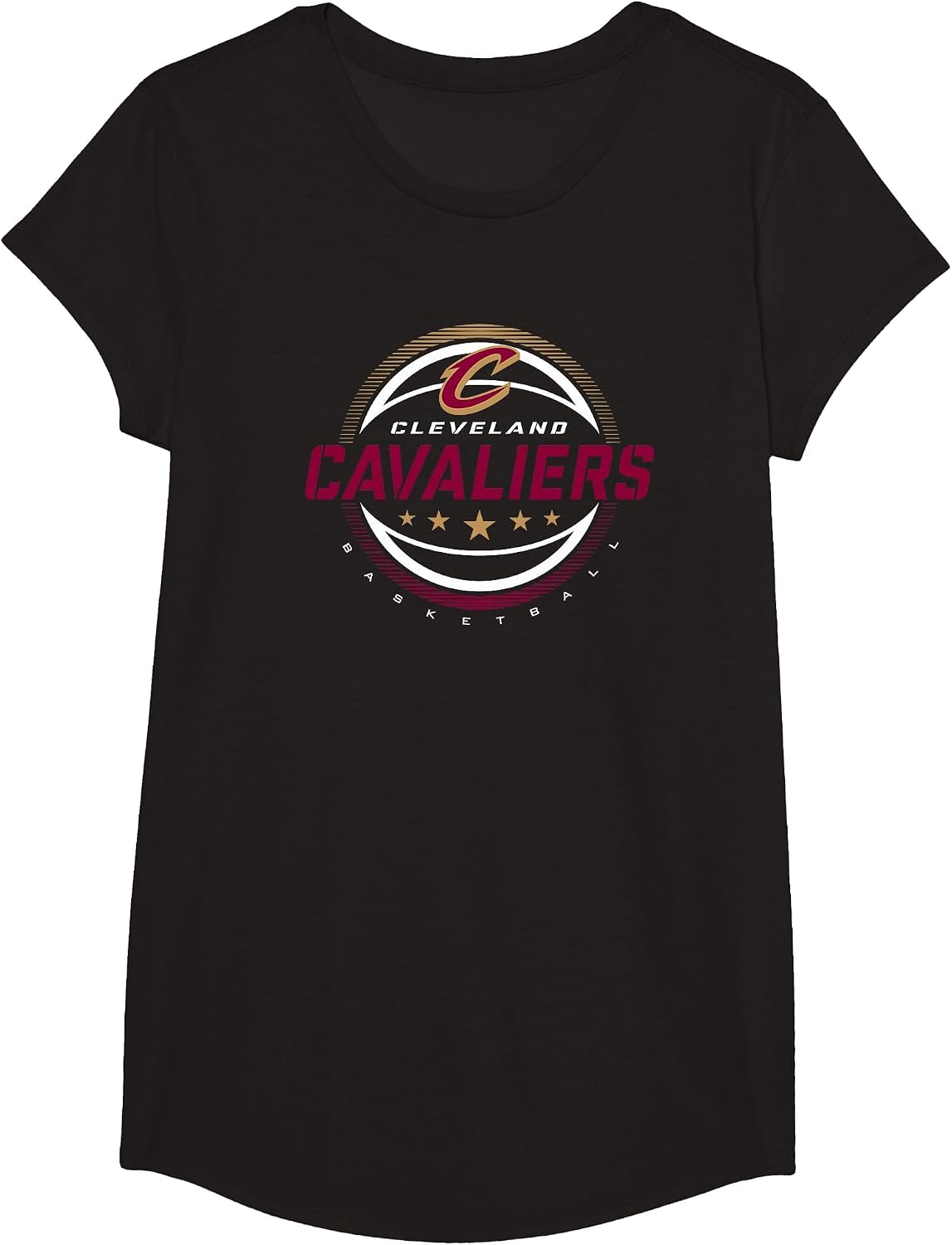 NBA Cleveland Cavaliers The Rock T-Shirt - Girls Black