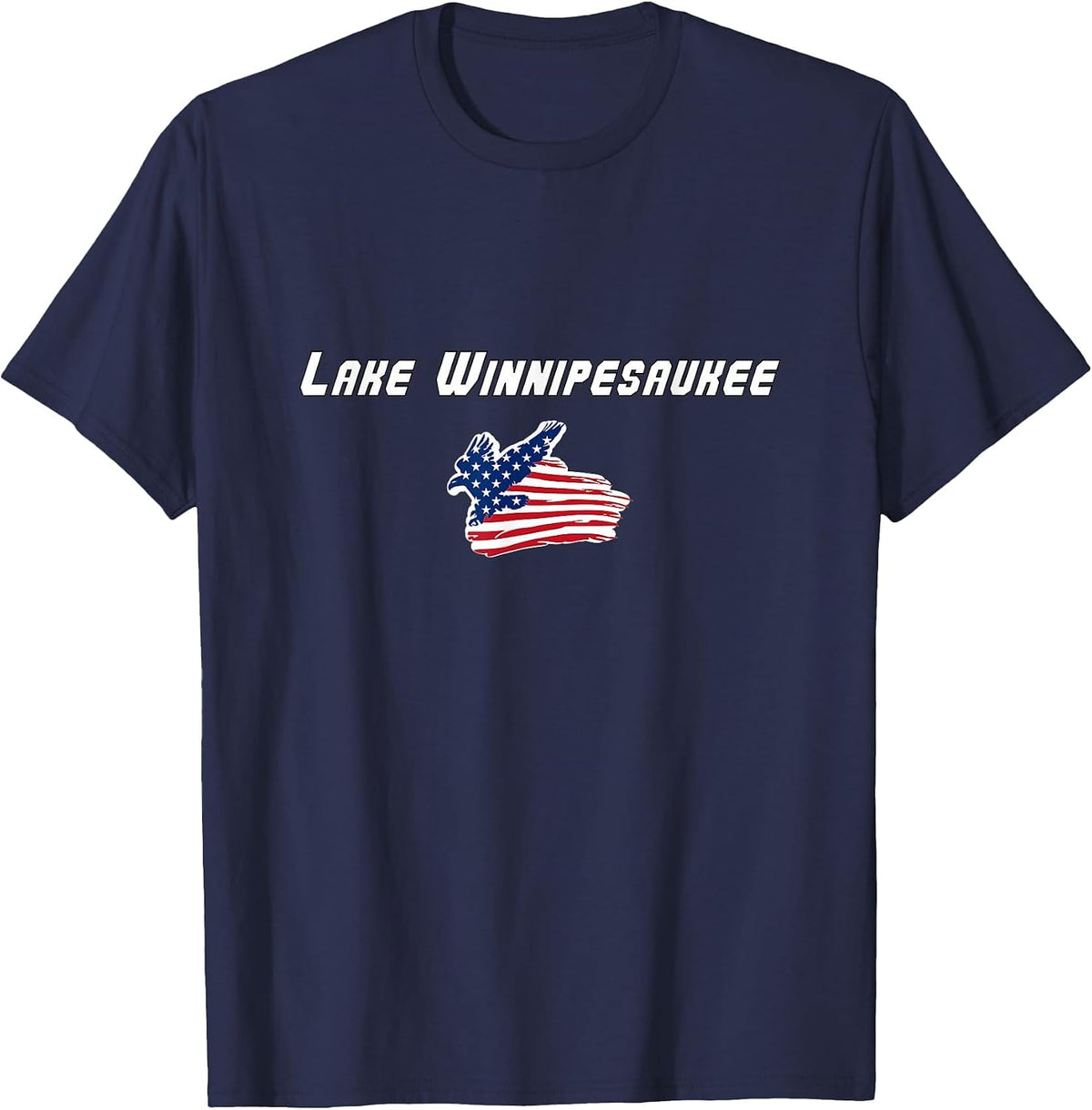 Lake Winnipesaukee - New Hampshire, USA T-Shirt - Navy Blue