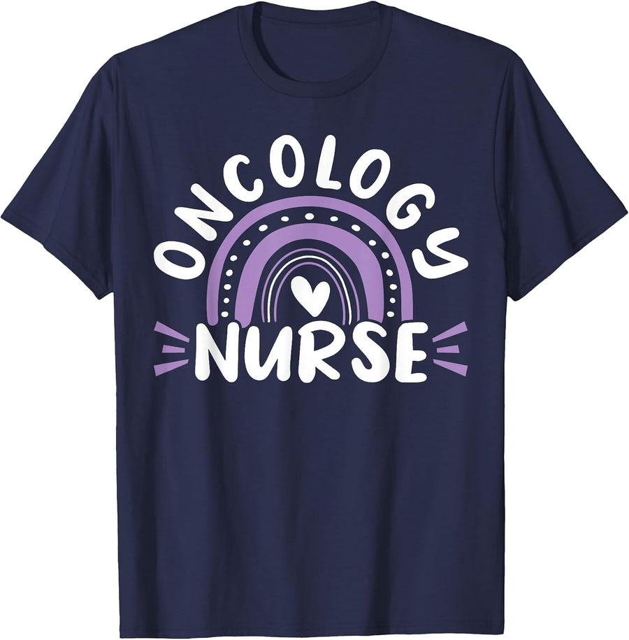 Oncology Nurse Cancer Nursing Nurses Oncology Nurse T-Shirt - Navy Blue