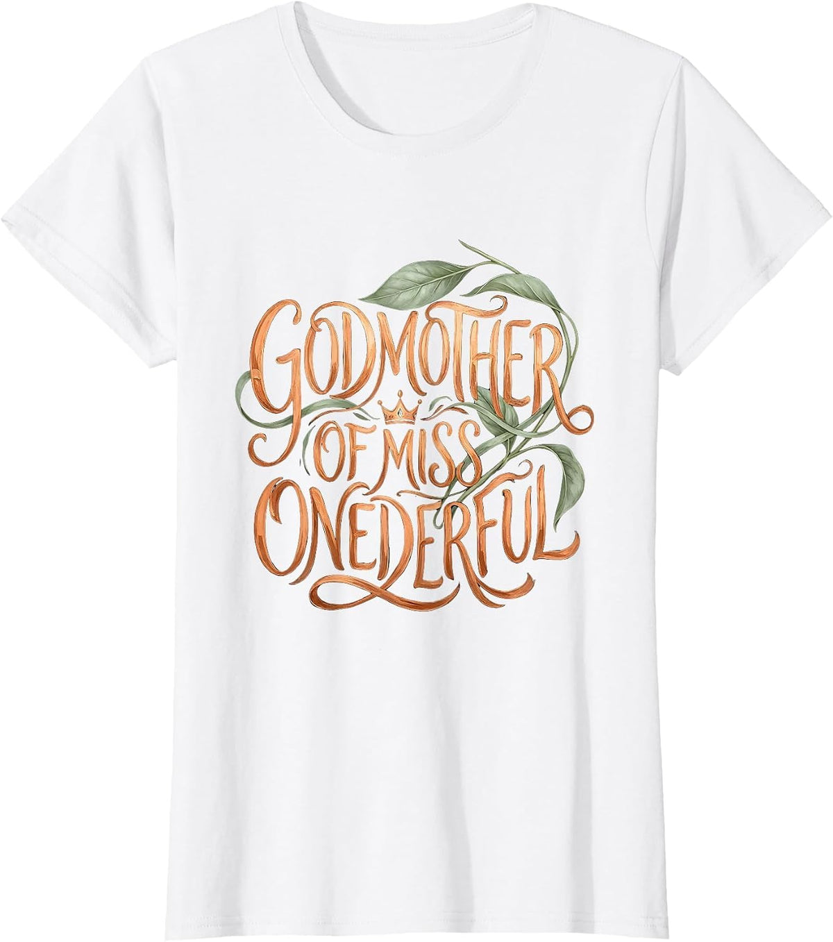 Godmother of Miss Onederful Boho Family First One-Derful T-Shirt - White
