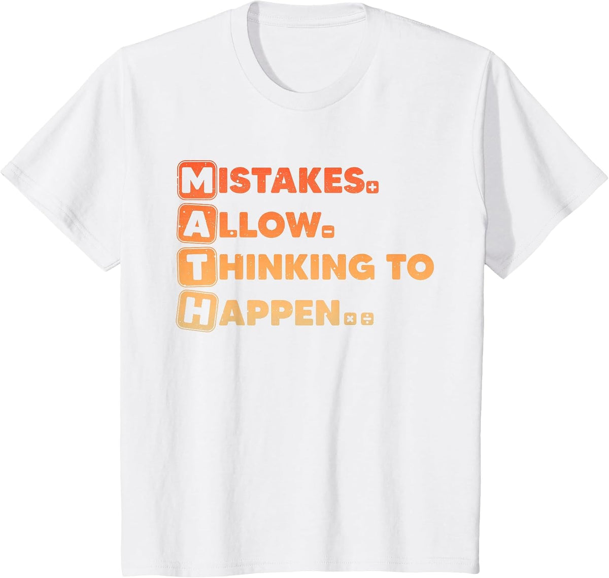 Best Math Art for Men Women Calculus Algebra Math Geek Lover T-Shirt - White