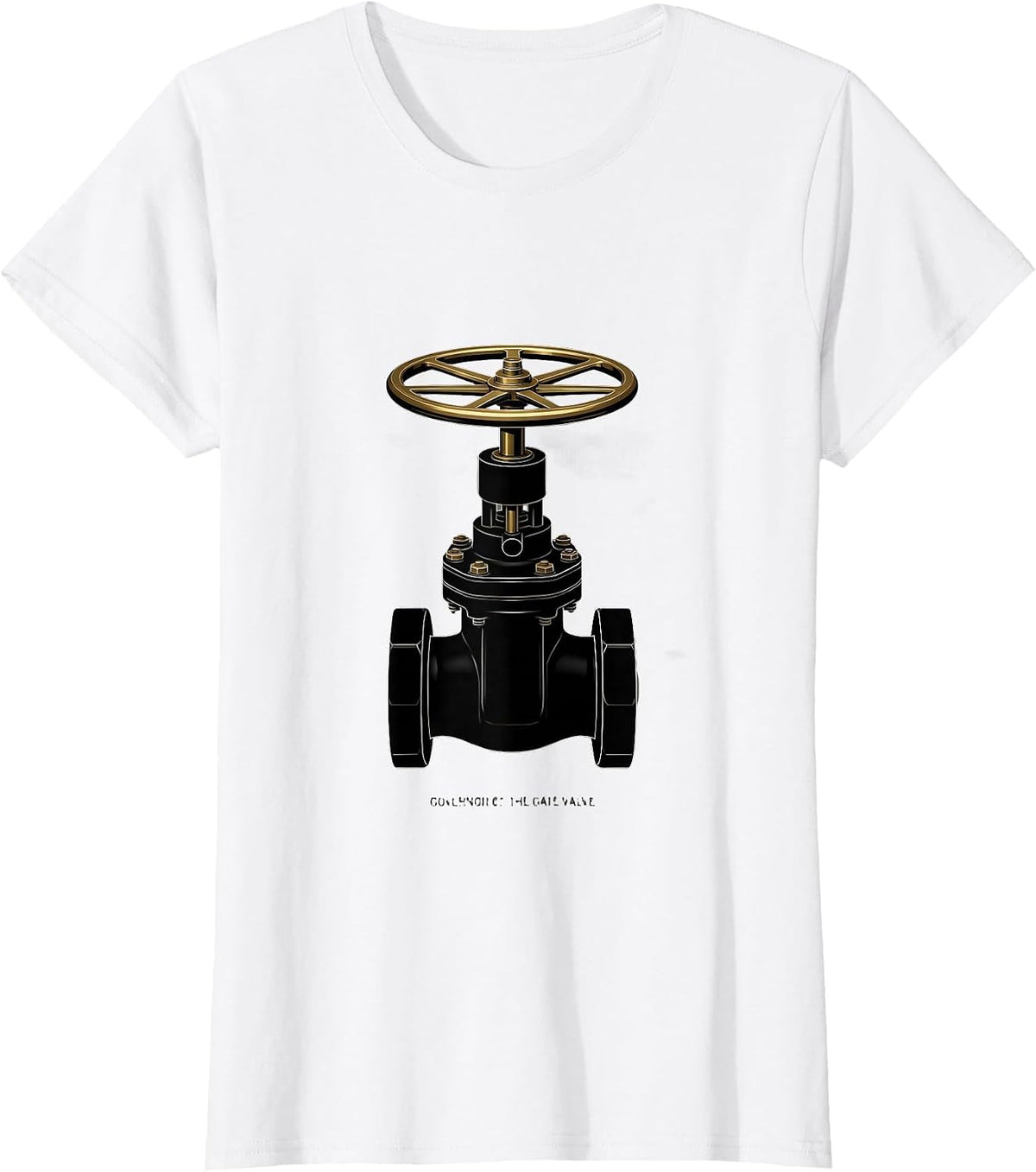 Women's Governor Of The Gate Valve Funny Plumber Pipefitter Gift T-Shirt - White
