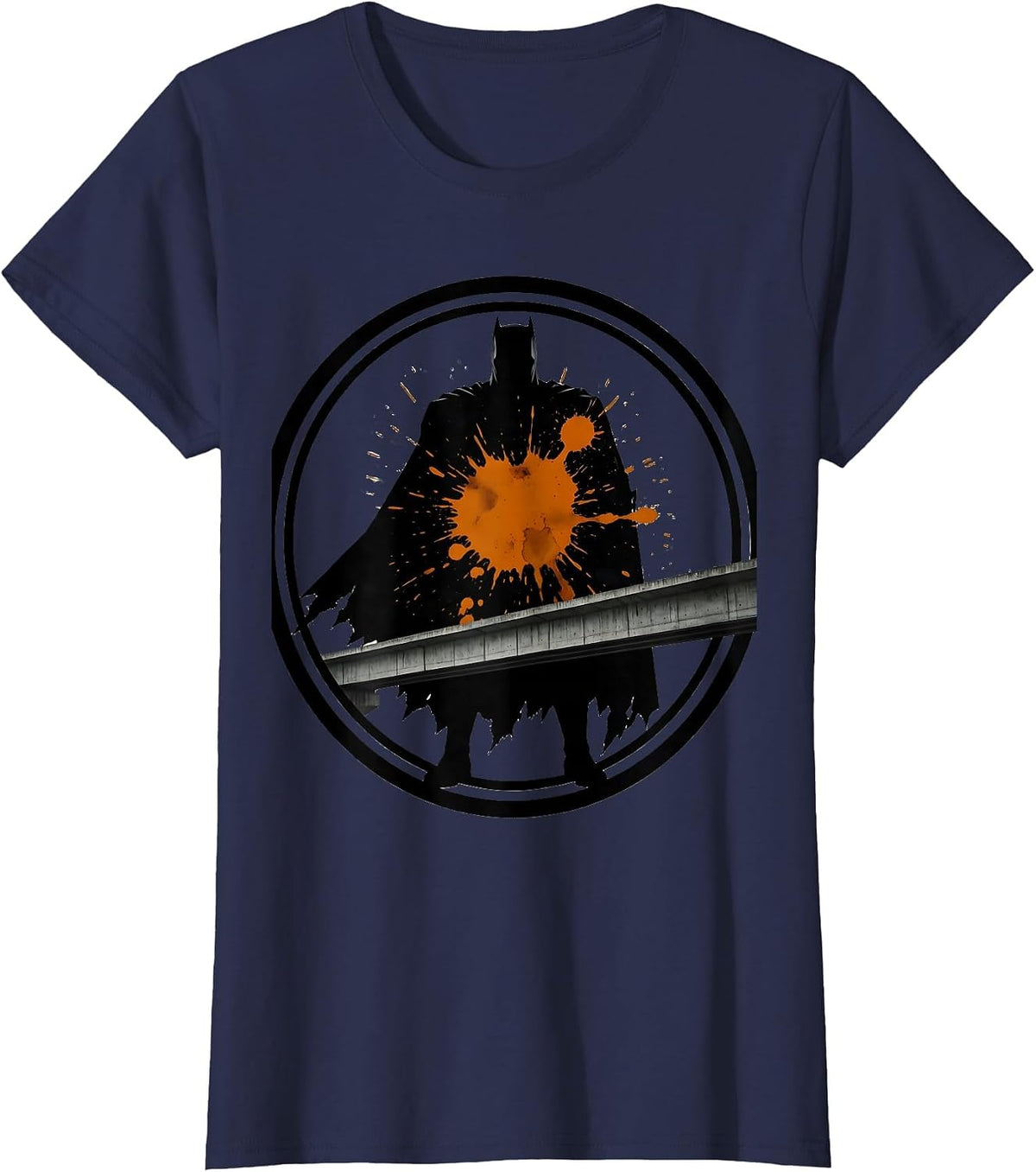 Women's Chaos Coordinator Parent Superhero Graphic T-Shirt - Navy Blue