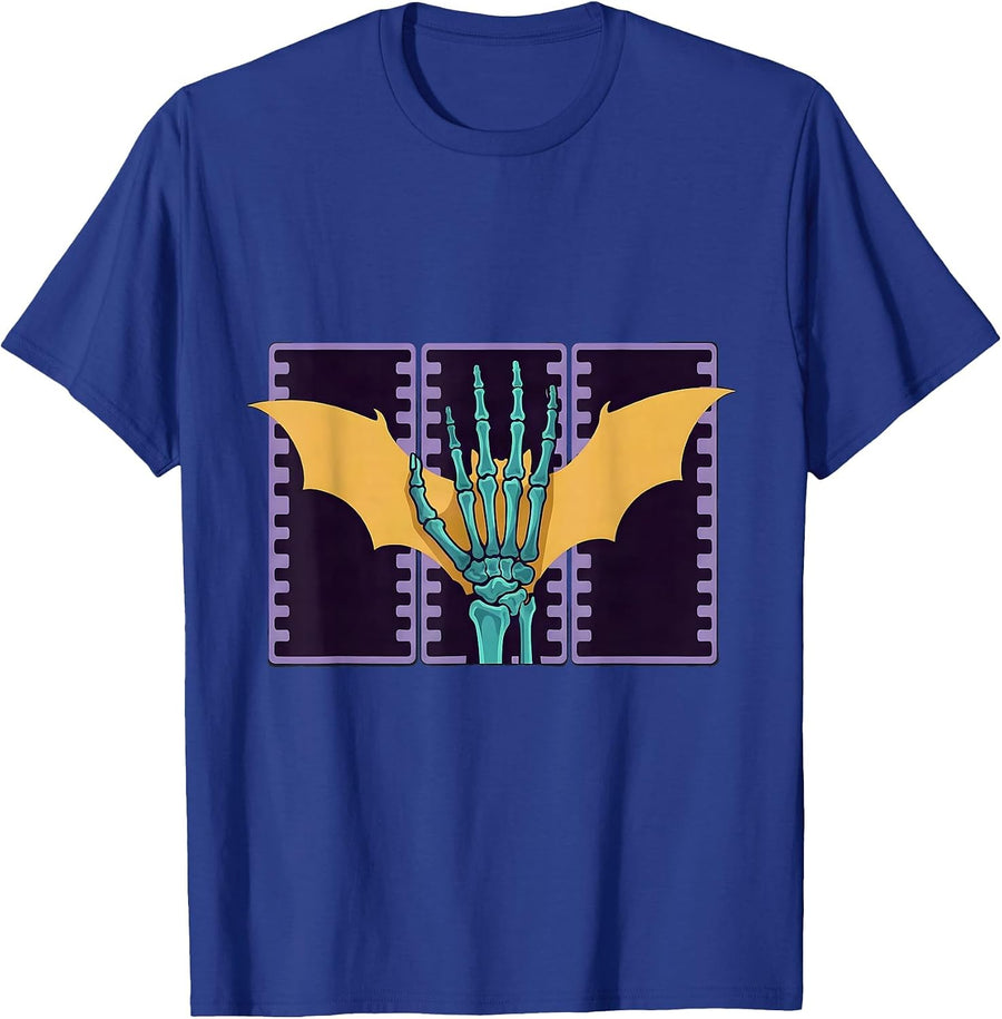X-Ray Hand Puzzle Halloween Radiology Tech Humor T-Shirt - Royal Blue