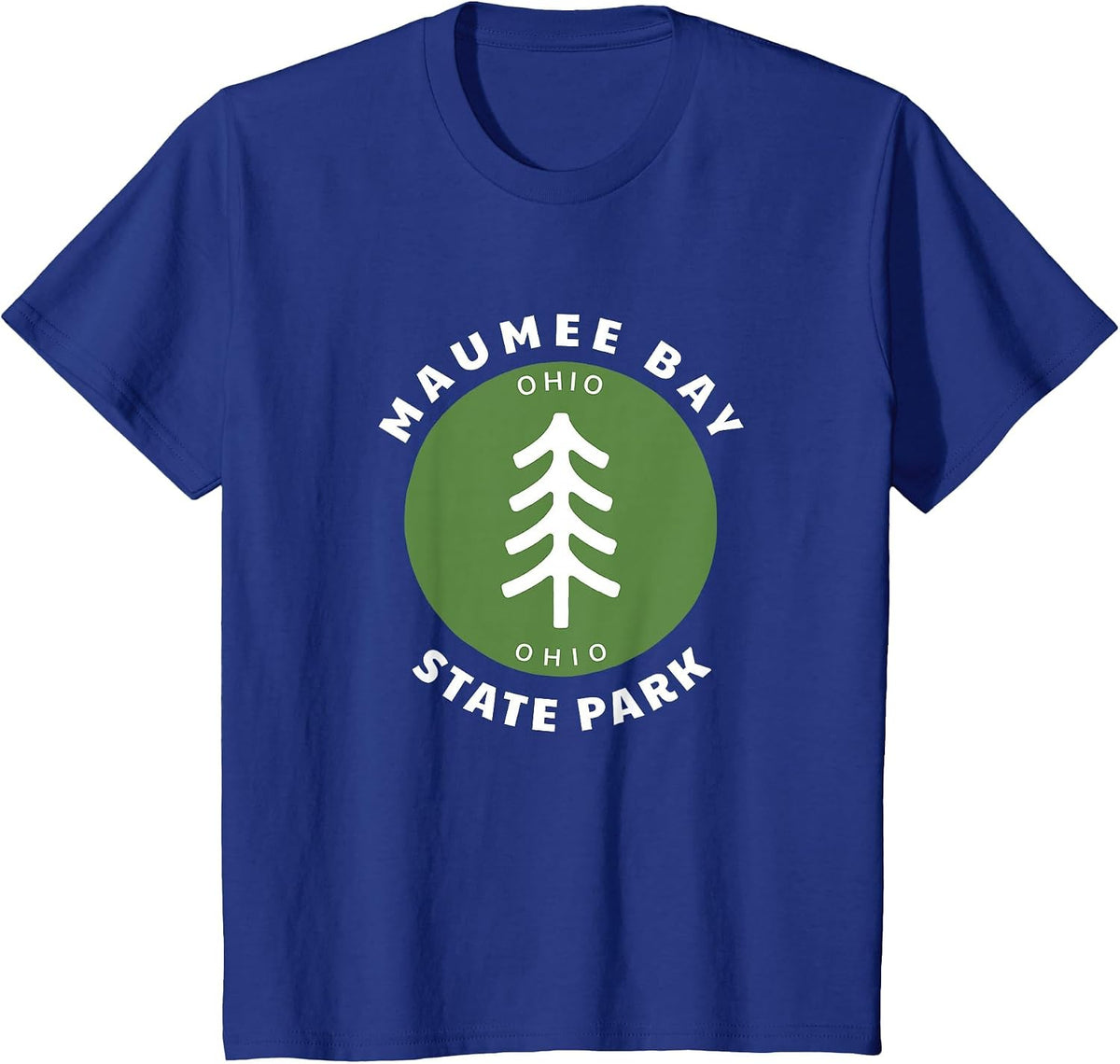 Maumee Bay State Park Ohio OH Tree Outdoor Forest T-Shirt - Royal Blue