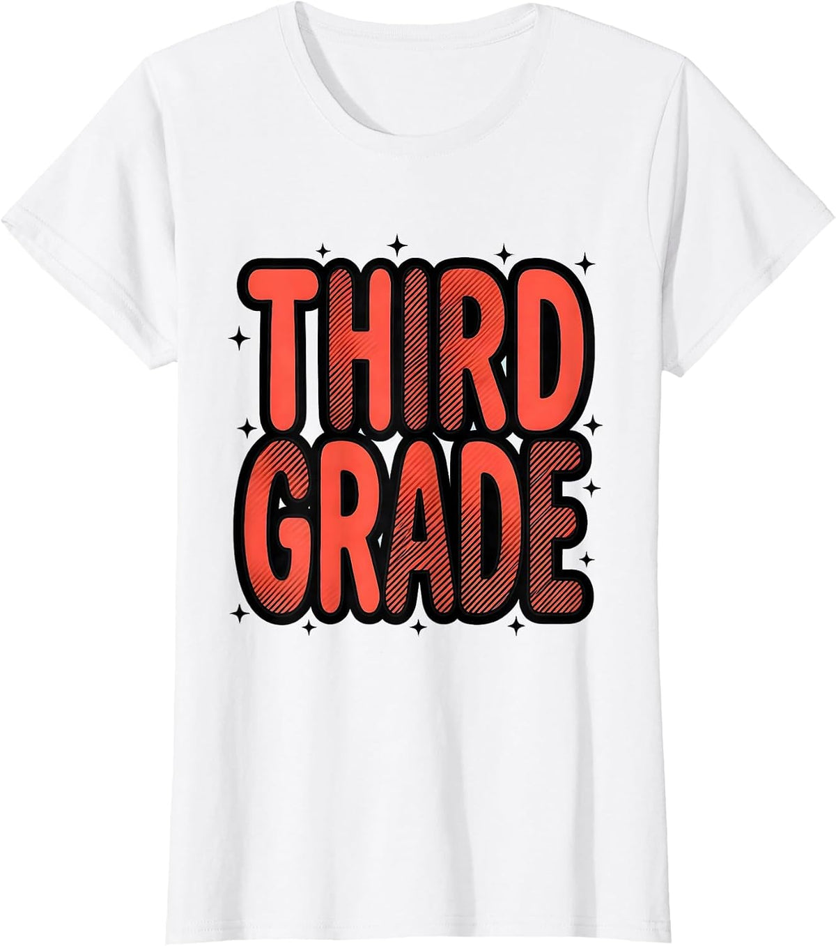 Third Grade Playful Back To School Teacher Student First Day T-Shirt - White