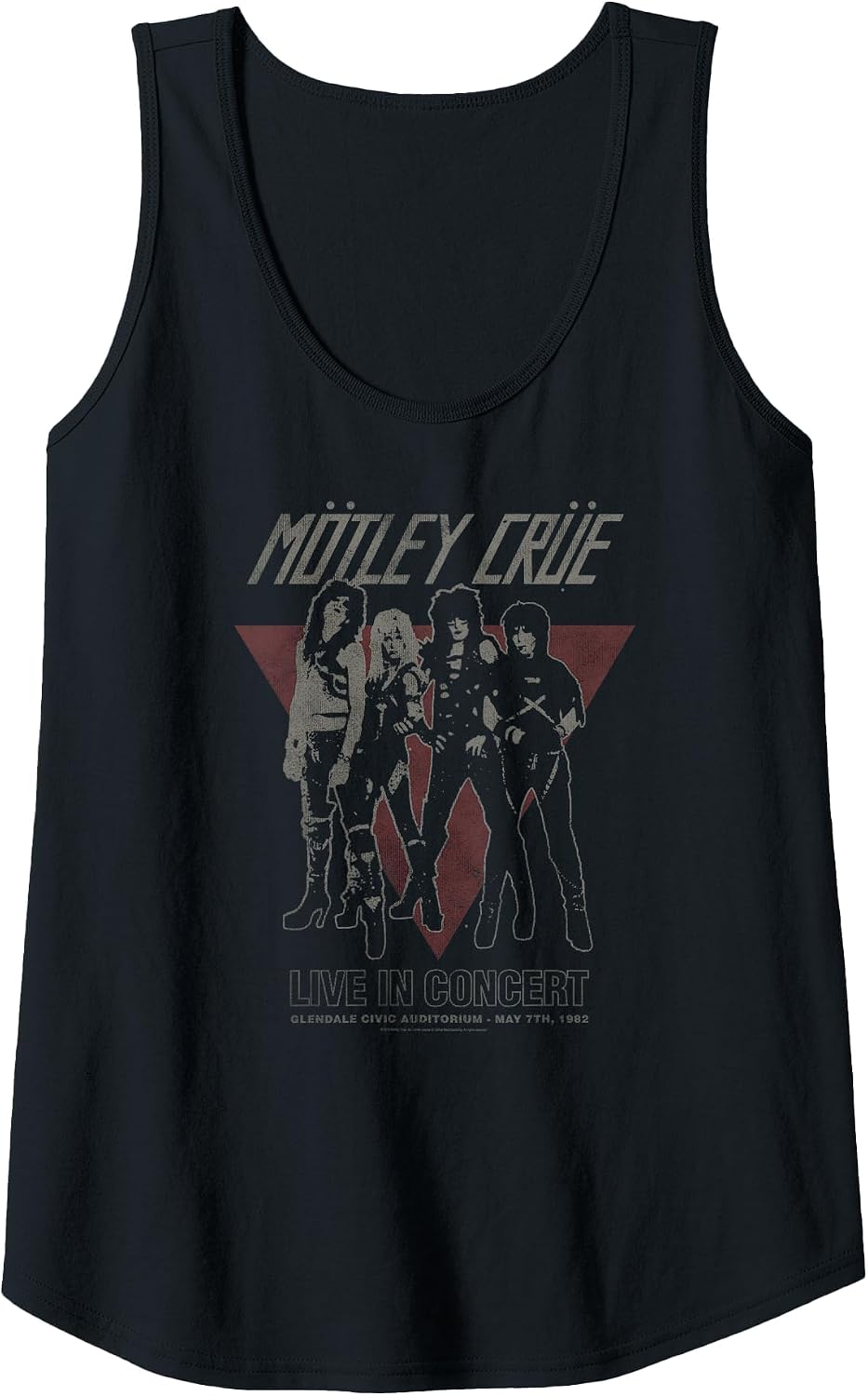 Mötley Crüe Vintage Glendale Tank Top - Black