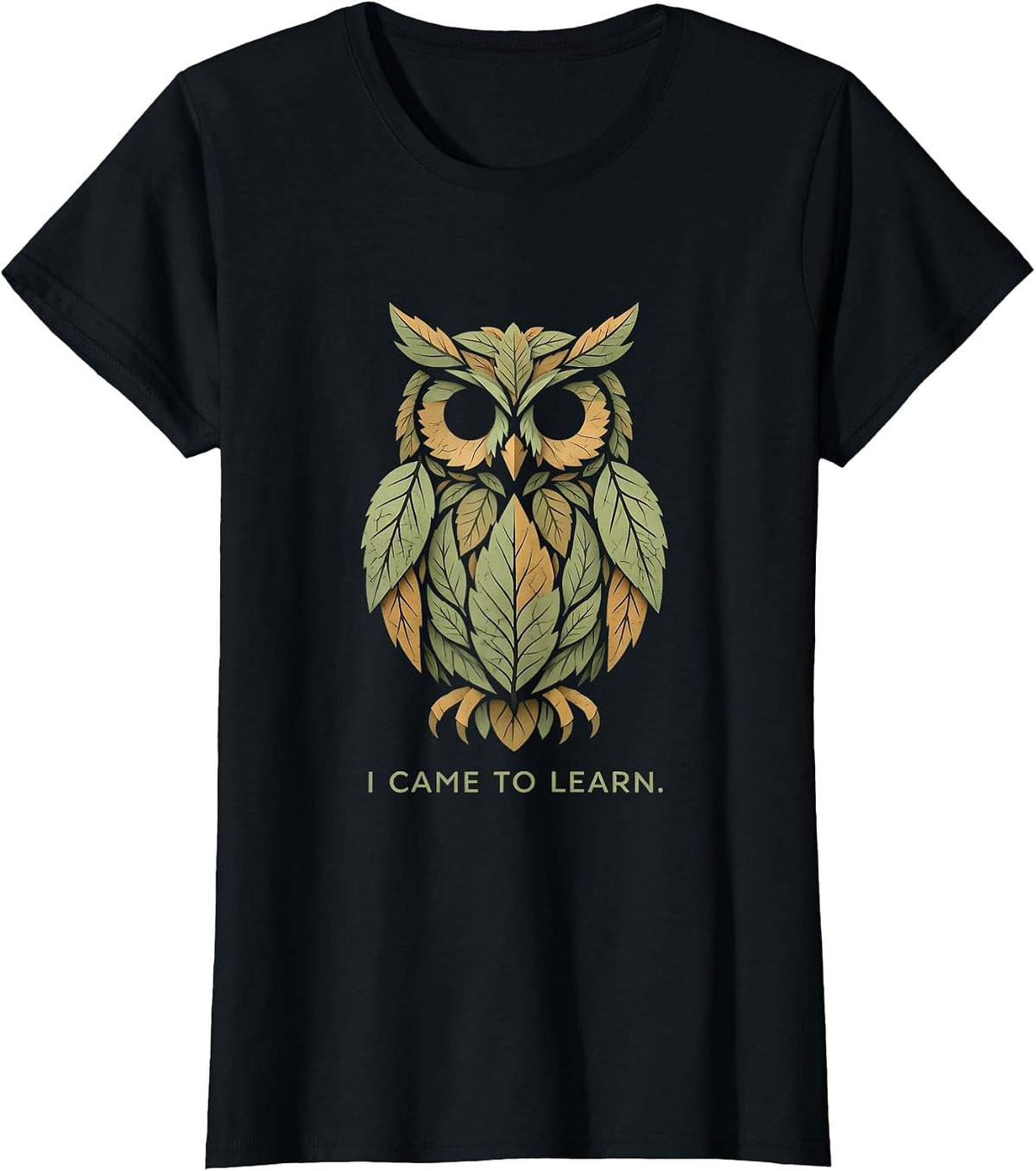 I Came To Learn First Day of Kindergarten Design T-Shirt - Black