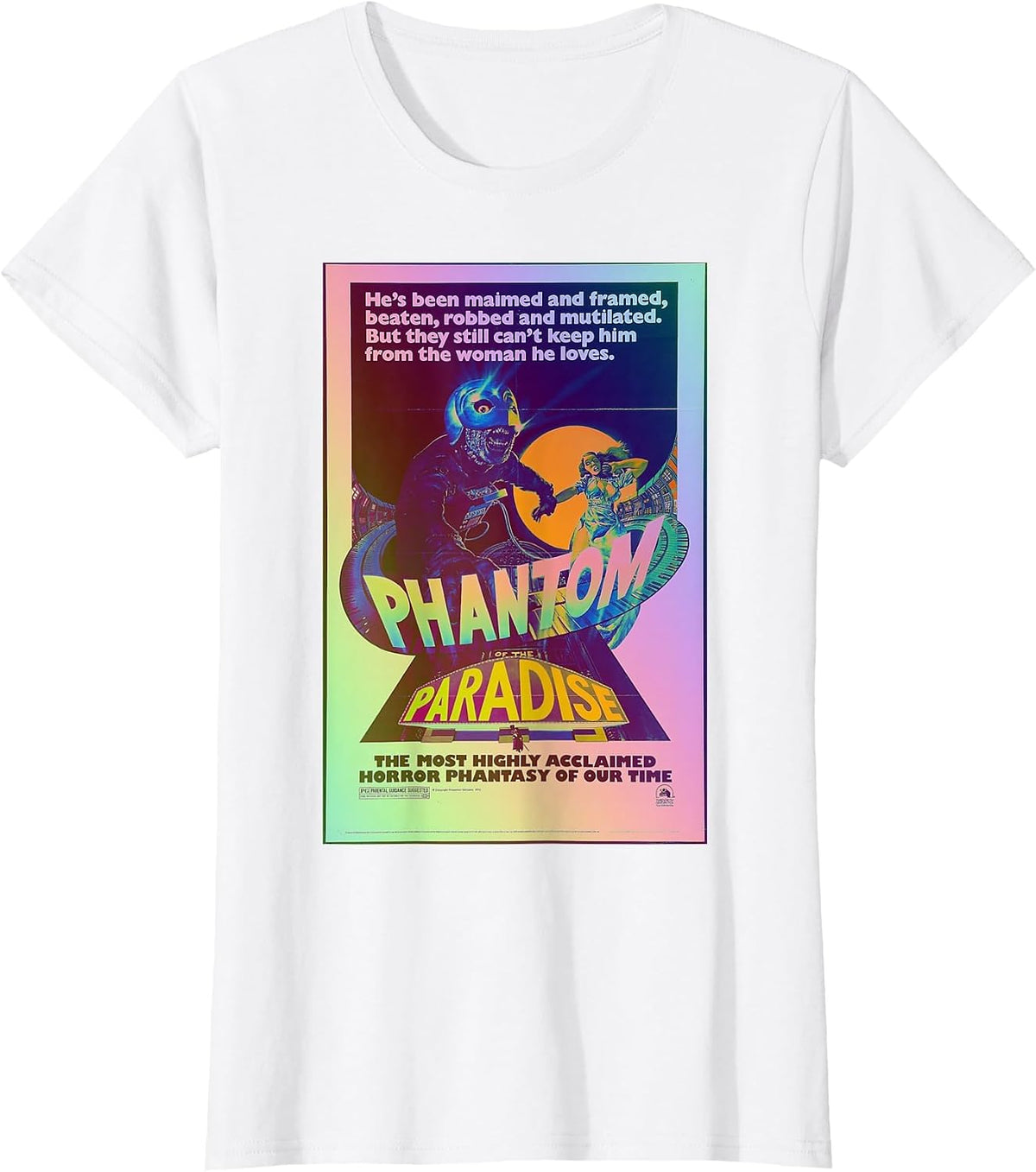 Movie Classic Poster Rock and roll Phantom T-Shirt - White