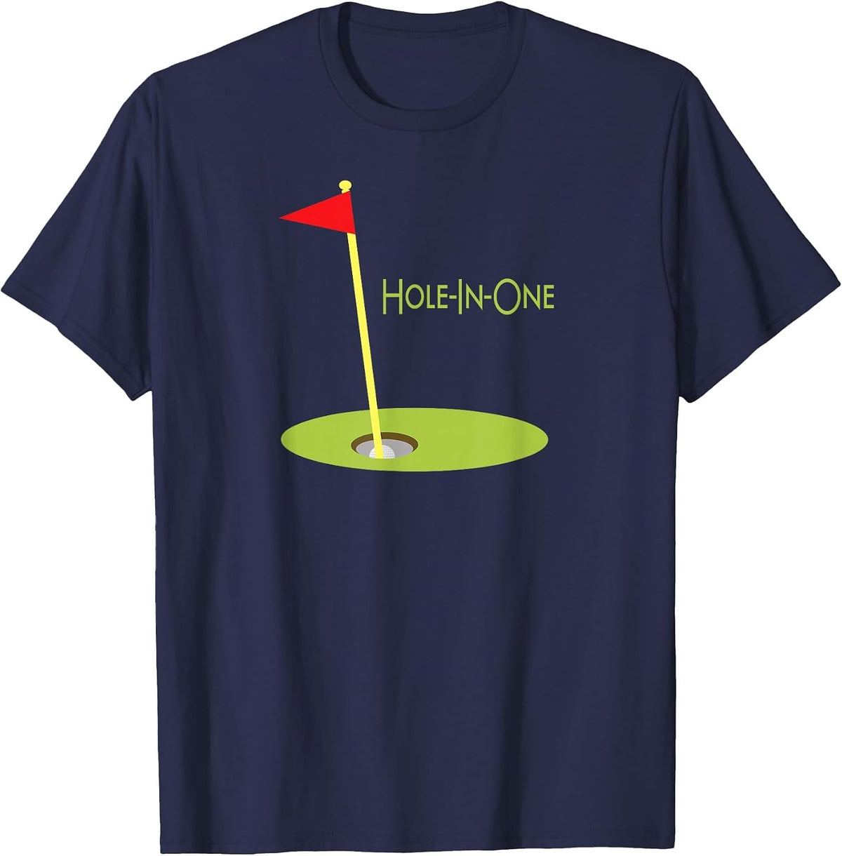 Hole in one Golf Hole in one T-Shirt - Navy Blue