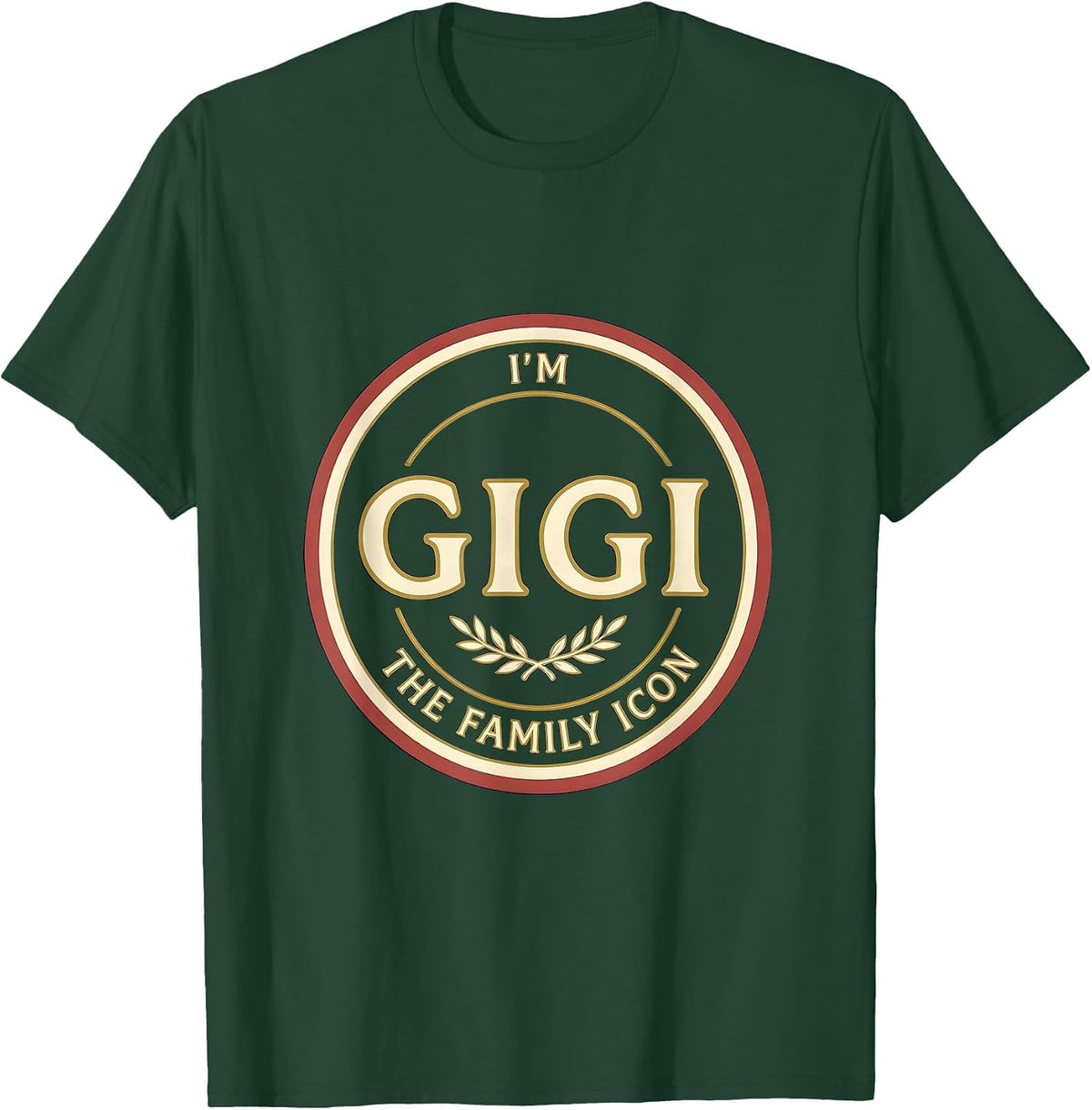 I'm Gigi The Family Icon Grandma Gift Mother's Day T-Shirt - Dark Green
