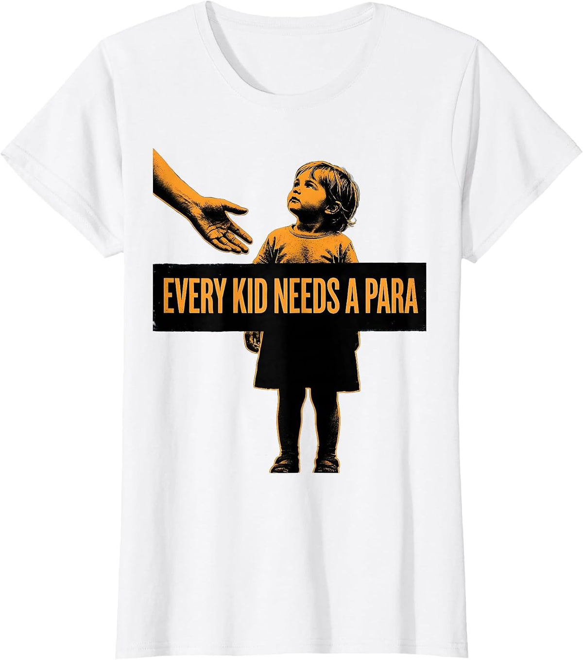 Women's Every Kid Needs A Para Paraprofessional Design T-Shirt - White