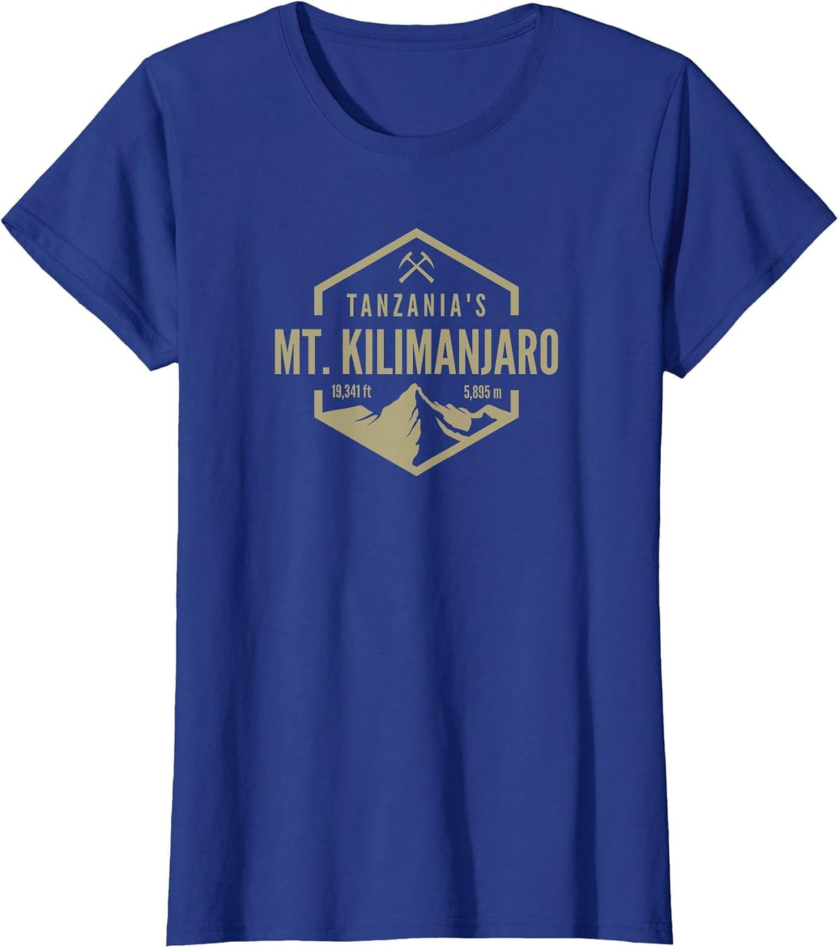 Tanzania Mt. Kilimanjaro T-Shirt - Royal Blue