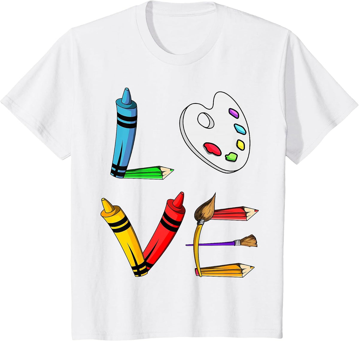 Love Art T Shirt T-Shirt - White