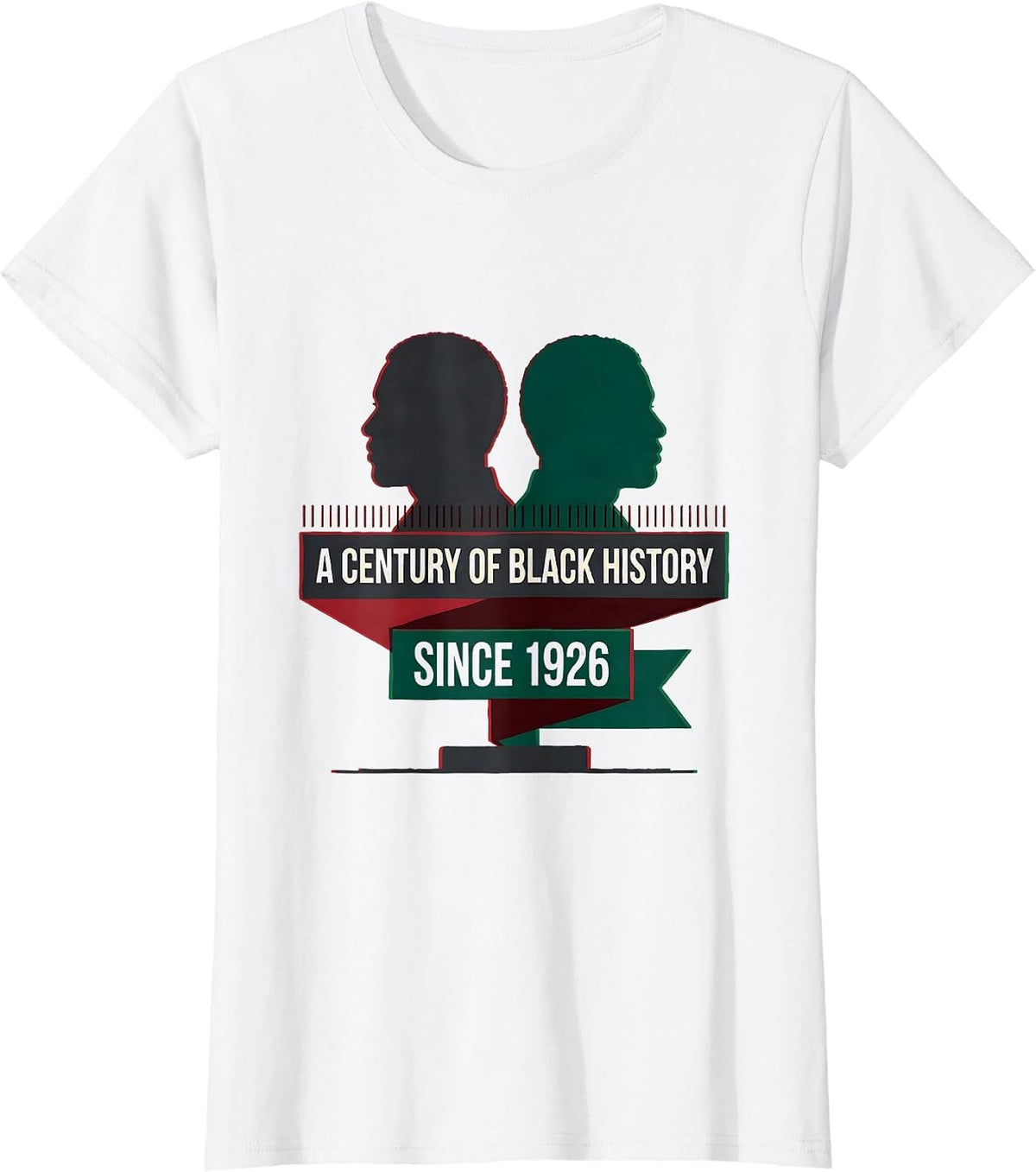 Women's A Century Of Black History Since 1926 Centennial Pride T-Shirt - White