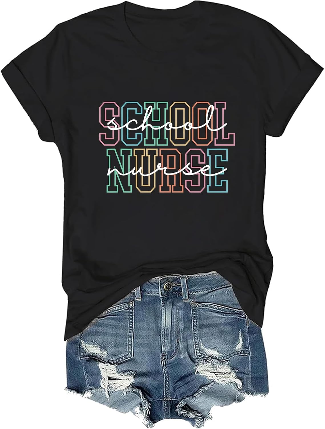 School Nurse Shirt Nurse Life T-Shirt - Black