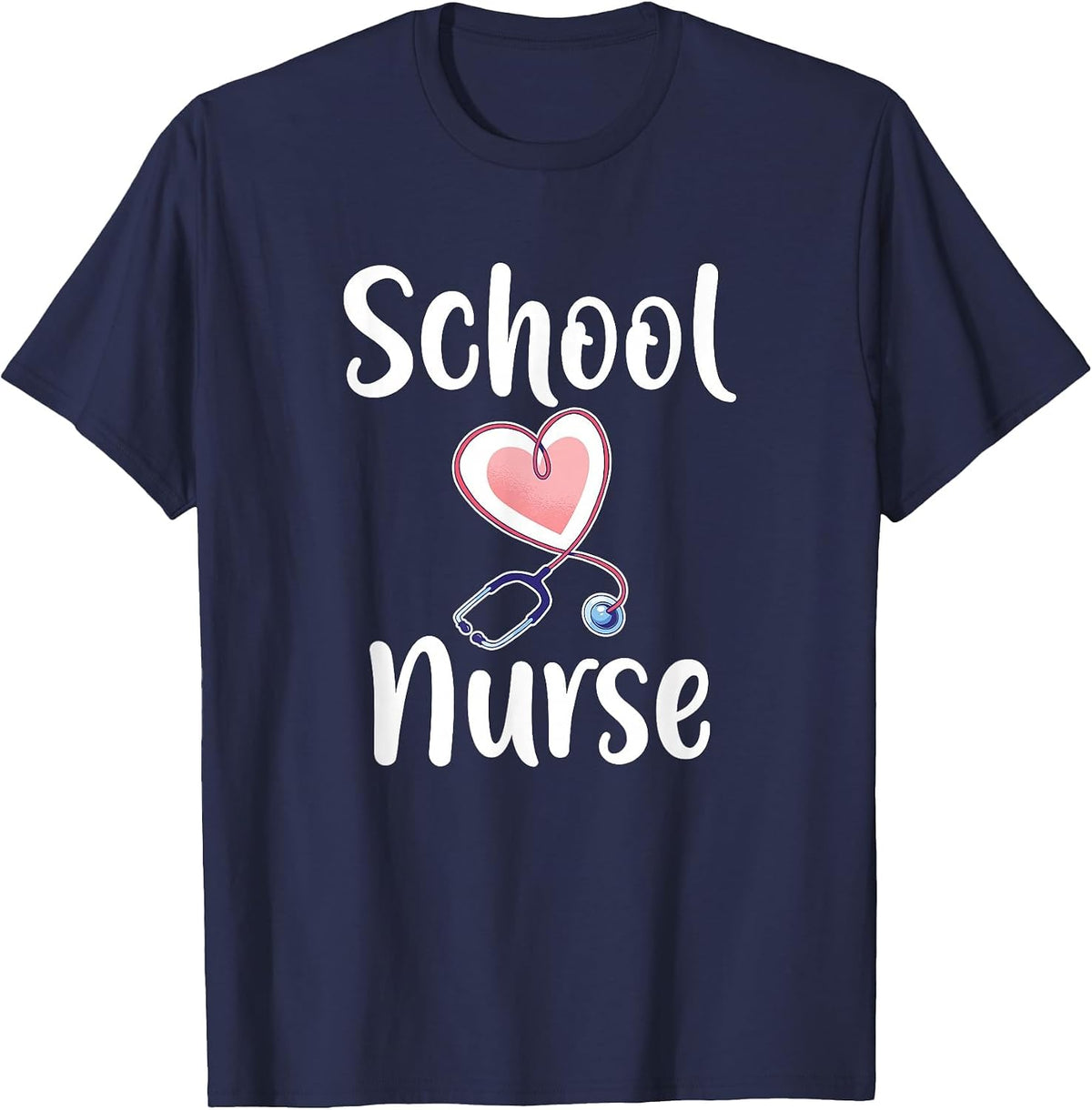 School Nurse T-Shirt - Navy Blue