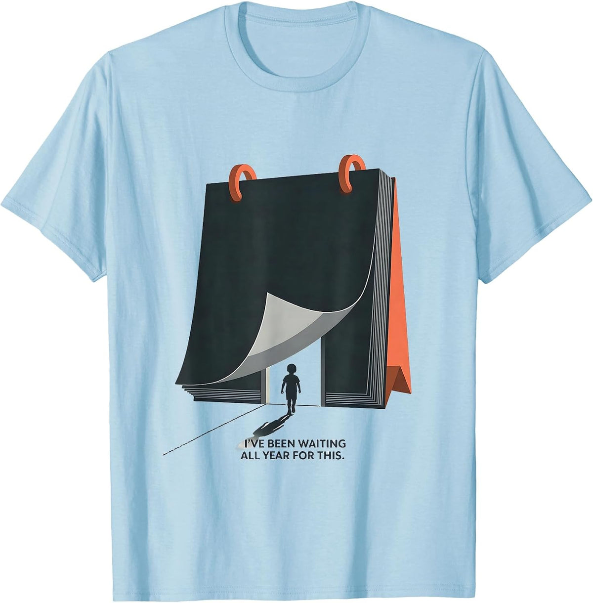 Men's I've Been Waiting All Year For This Teacher Back To School T-Shirt - Baby Blue