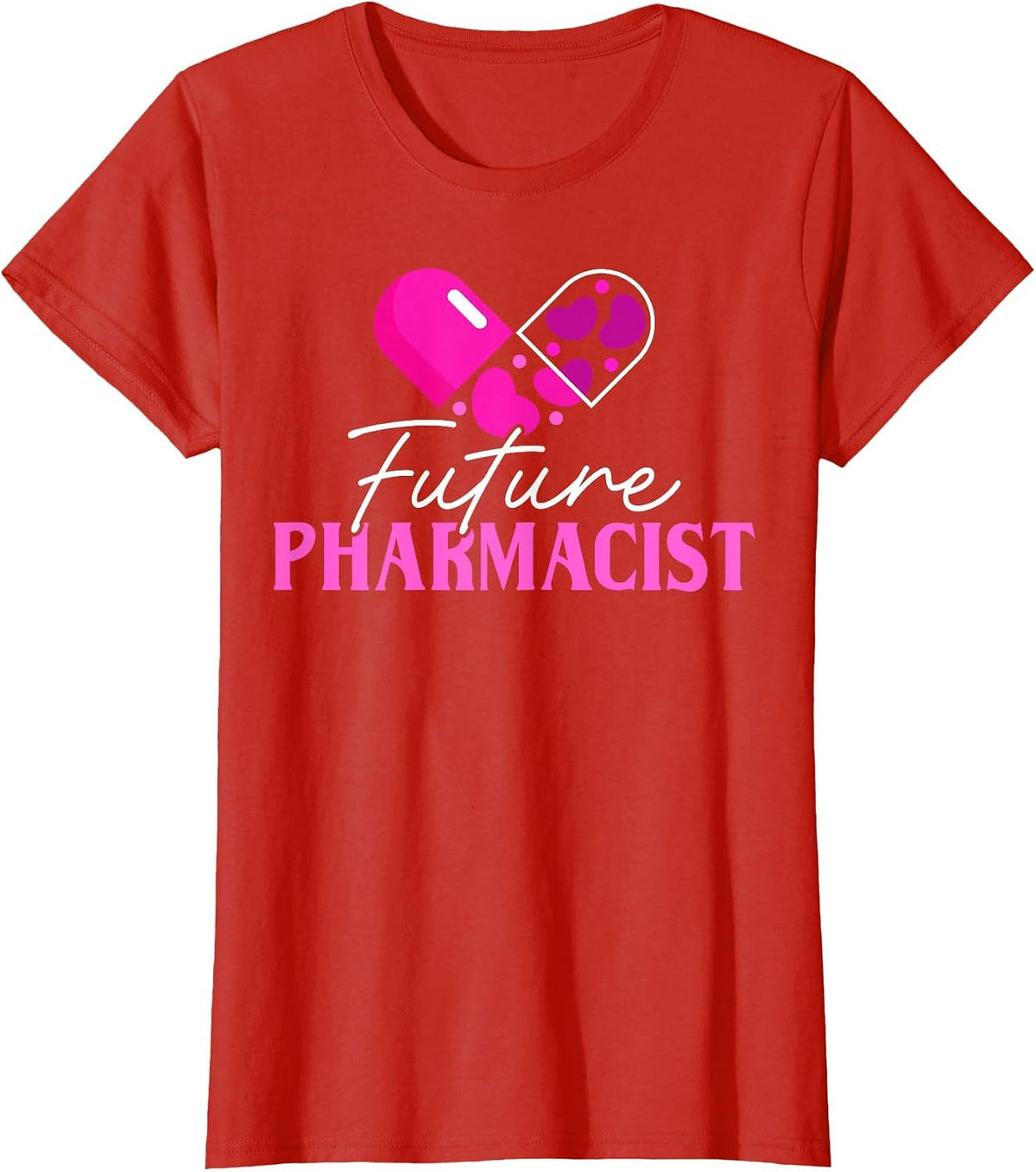 Future Pharmacist Pharmacy Student T-Shirt - Red