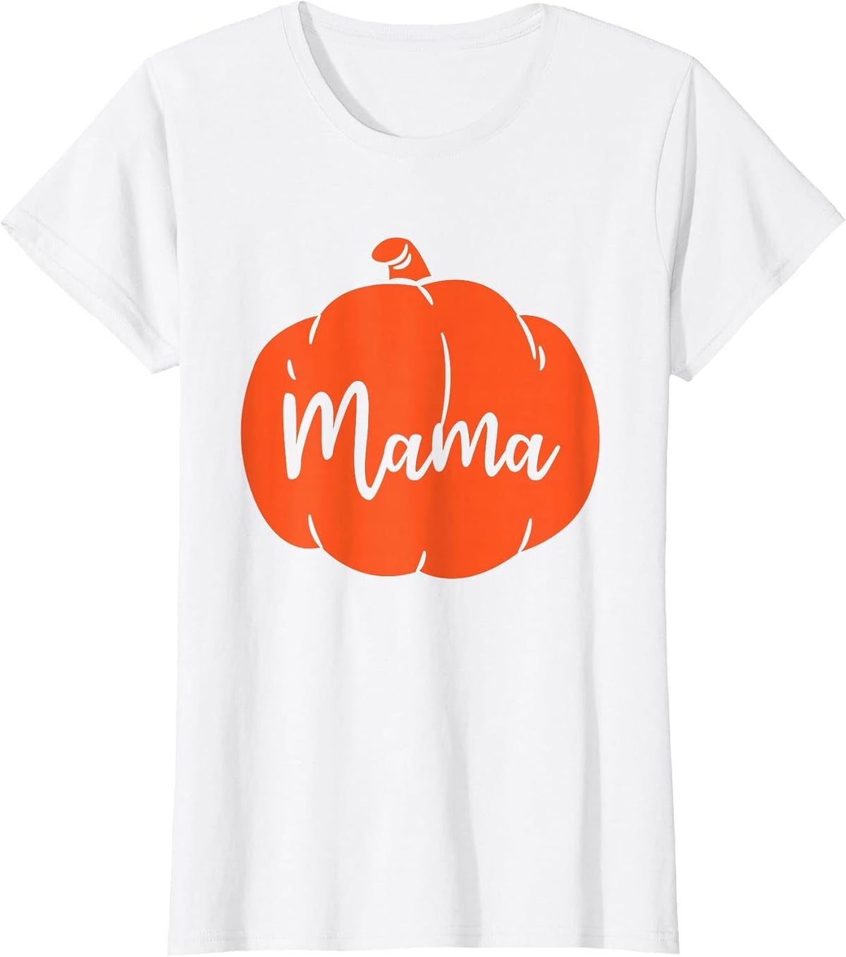 Pumpkin Mama Mother Matching Family Halloween T-Shirt - White