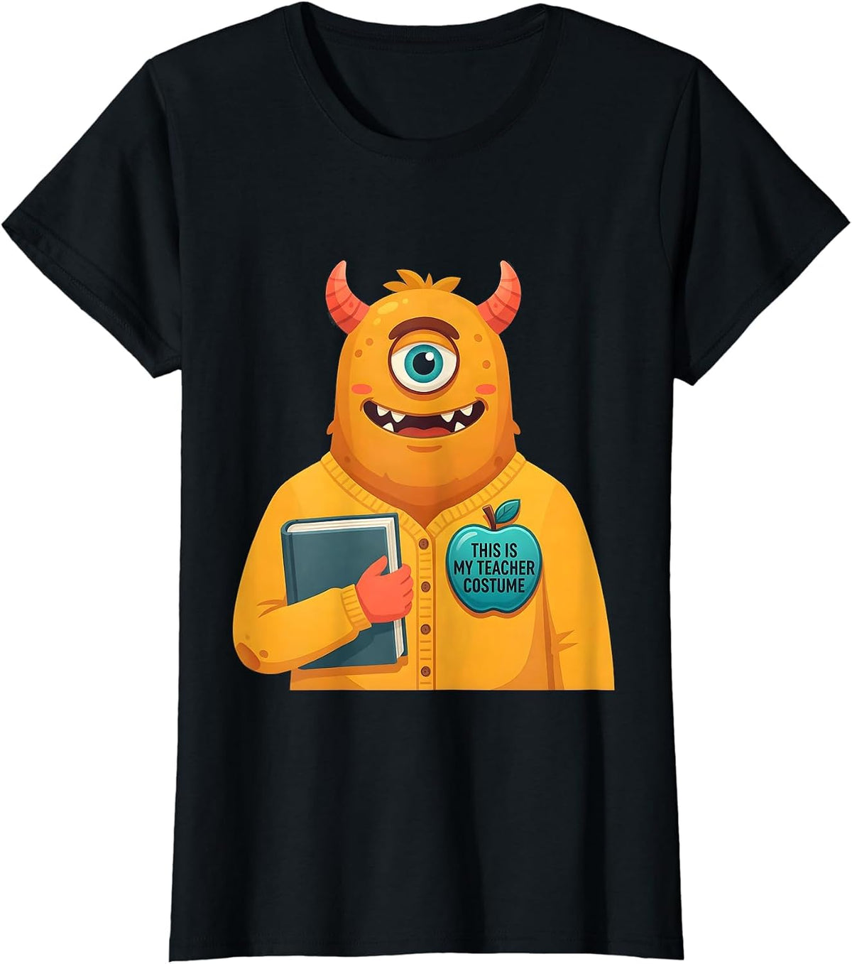 This Is My Teacher Costume Funny Monster Halloween School T-Shirt - Black