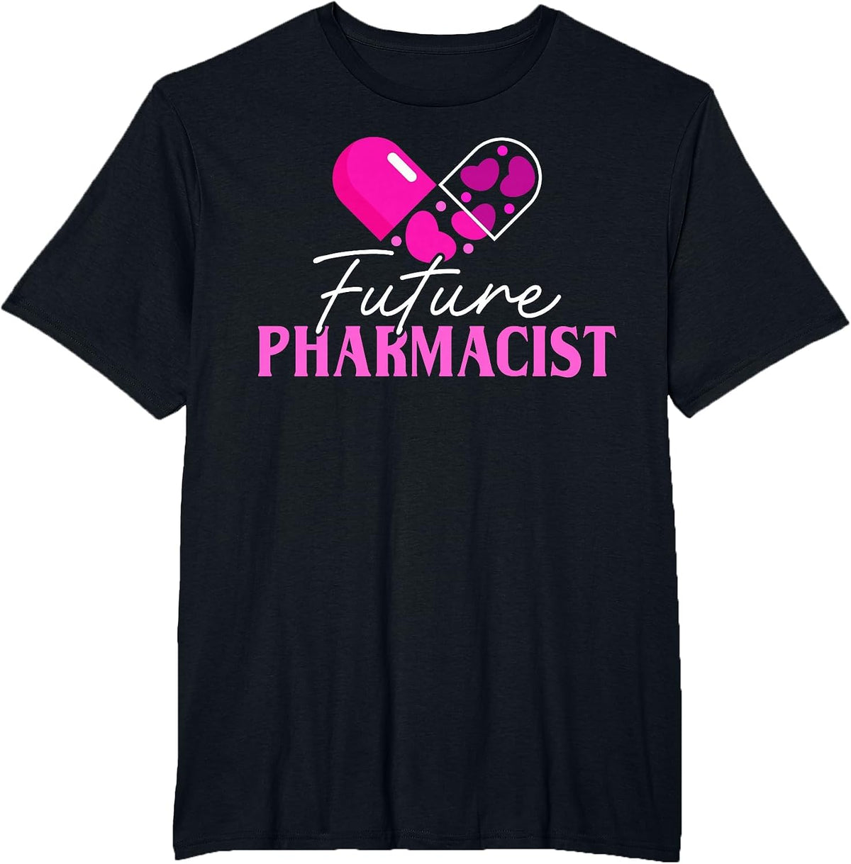 Future Pharmacist Pharmacy Student T-Shirt - Black