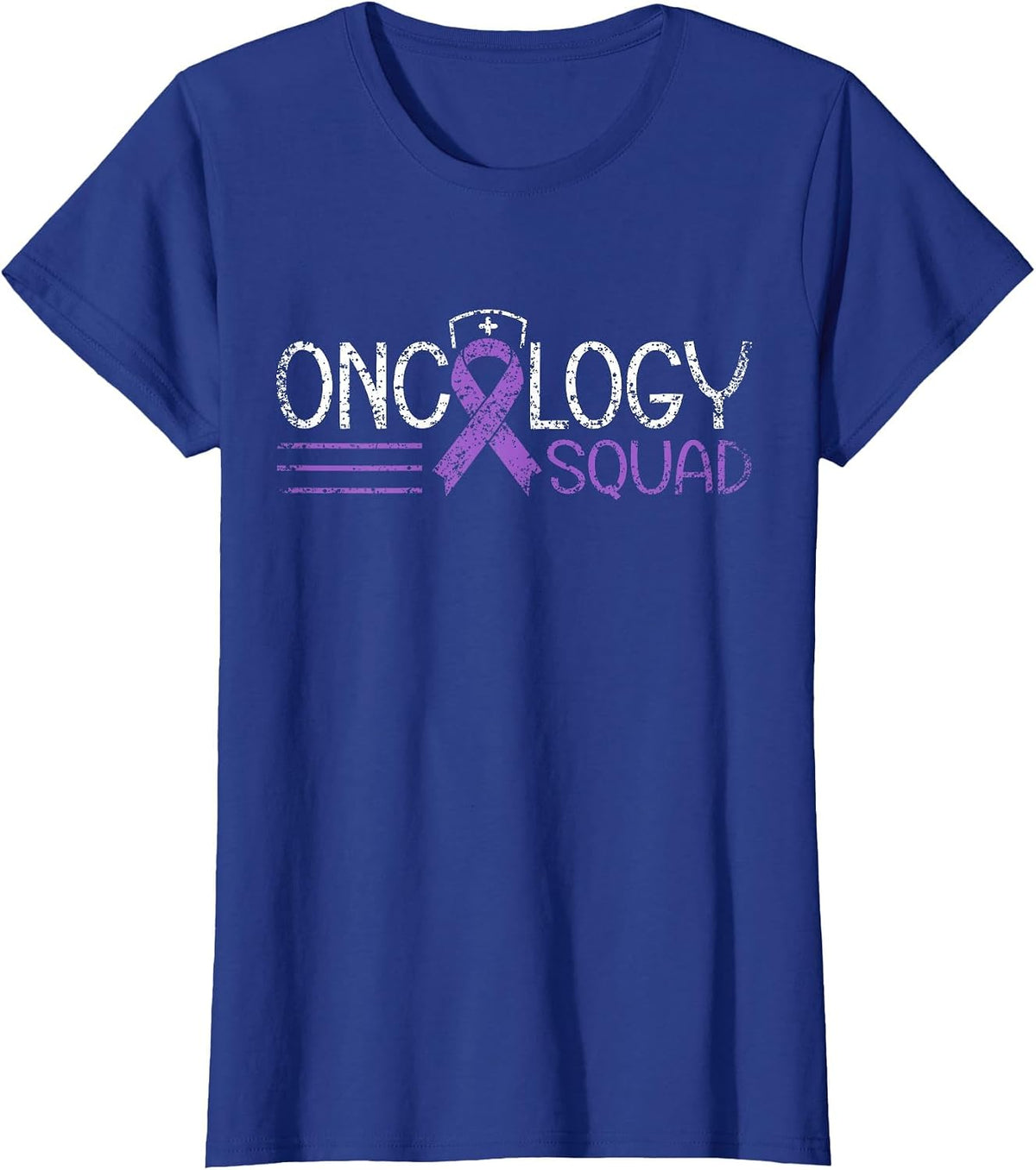 Oncology Squad Cancer Nursing Oncology Sister T-Shirt - Royal Blue