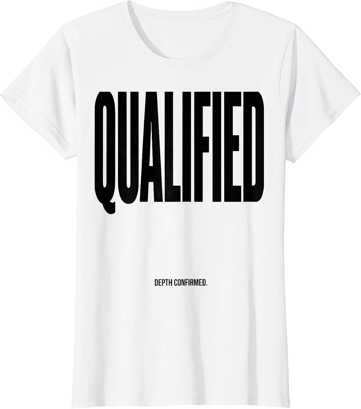 Qualified Depth Confirmed Vintage Scuba Diving Diver Gift T-Shirt - White