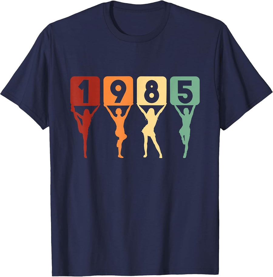 Birth Year 1985 Birthday T-Shirt - Navy Blue
