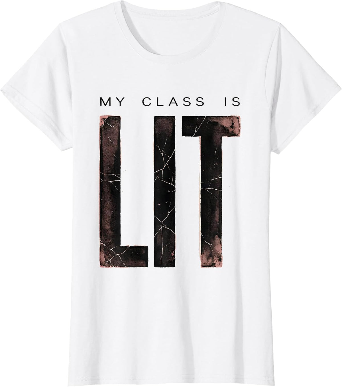My Class Is Lit Preschool Teacher Design T-Shirt - White