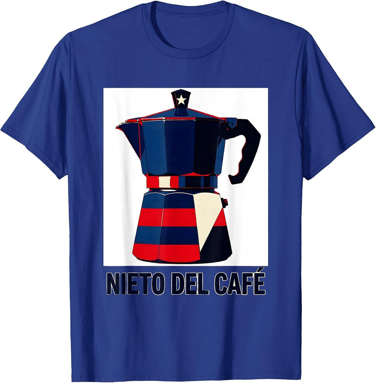 Nieto Del Café Cuban Heritage Pride Abuelo Gift T-Shirt - Royal Blue