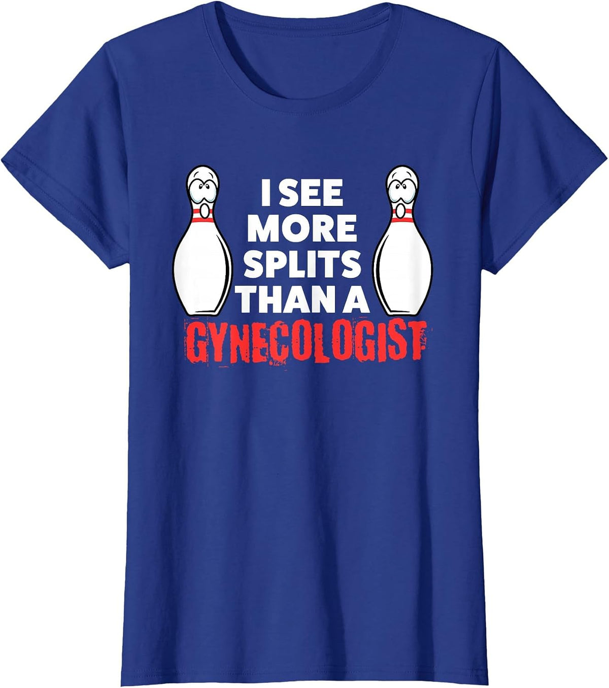 Funny Bowling Shirt for Men Husband Or Adults T-Shirt - Royal Blue