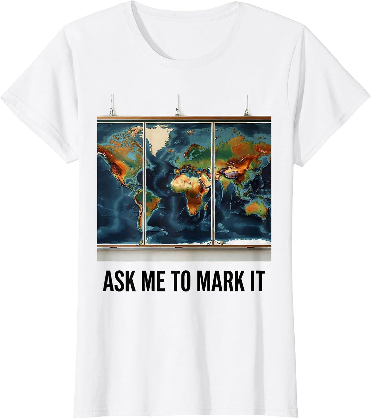 Women's Ask Me To Mark It Funny History Teacher Back To School T-Shirt - White