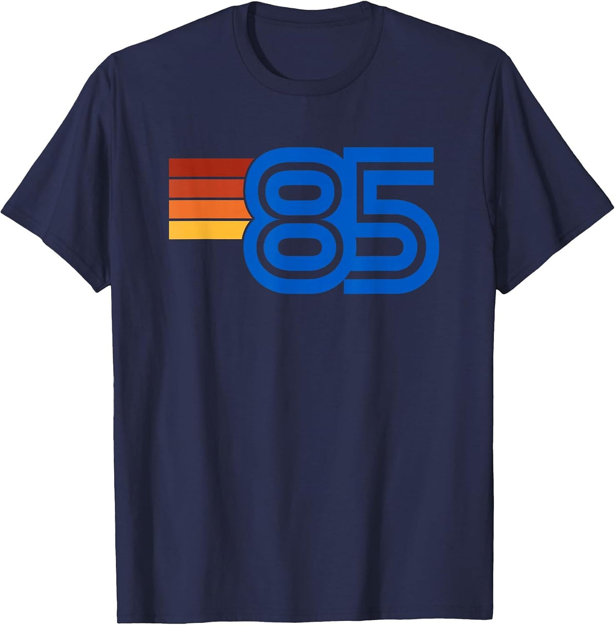 Vintage Retro Classic 1985 T-Shirt Tee for Men Women - Navy Blue