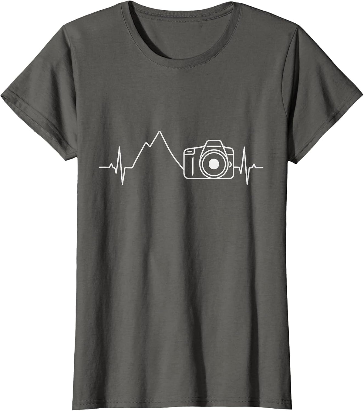 Photographer Design for Photography Lover Photographing T-Shirt - Asphalt Grey